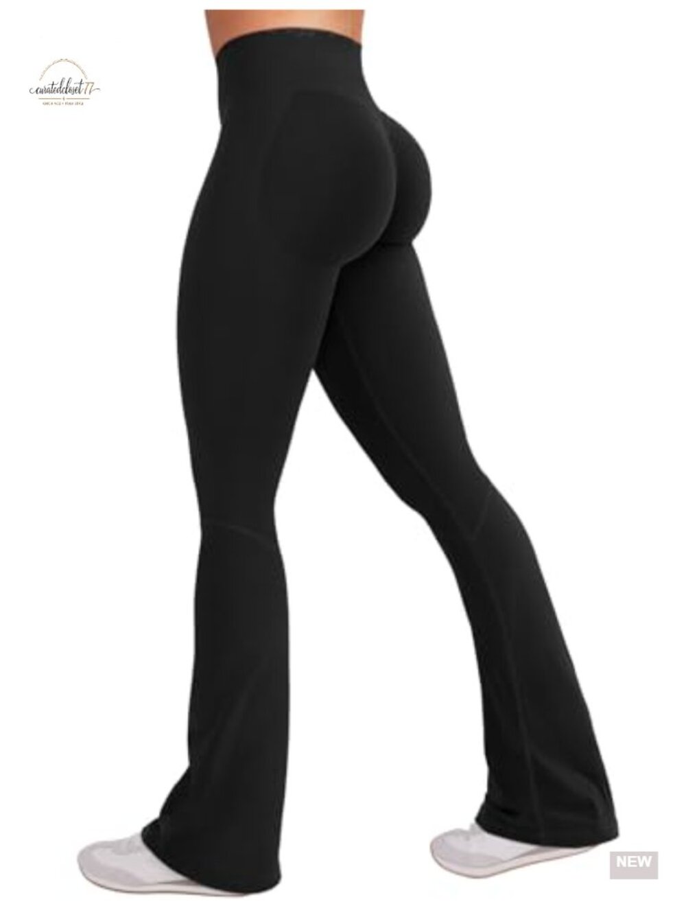 Mini Flared Leggings Hidden Scrunch Seamless Flare Bootcut Yoga Pants